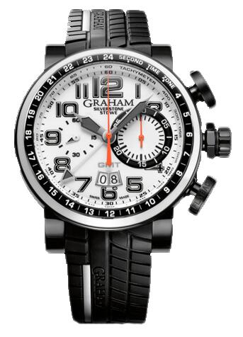 Graham Silverstone Stowe GMT Tracklighted 2BLCD.W04A Replica Watch